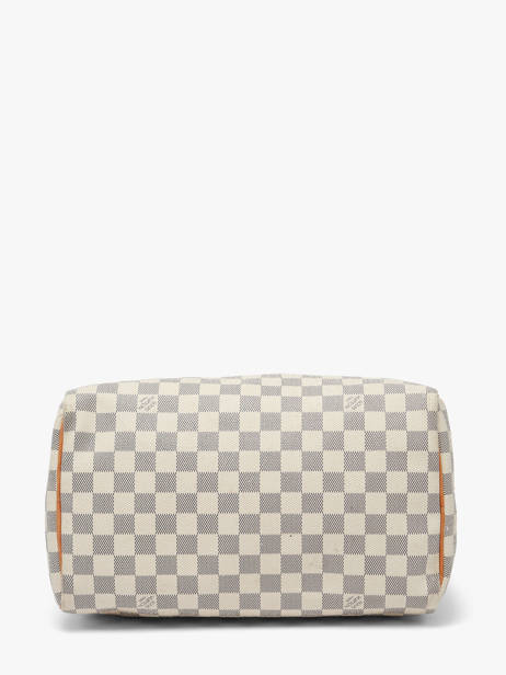 Sac à Main D'occasion Louis Vuitton Speedy 30 Damier Azur Louis vuitton Bleu second life DU1098 vue secondaire 7