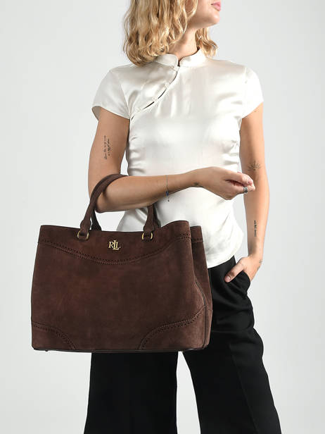 Satchel Dryden Leather Lauren ralph lauren Brown dryden 31P15645 other view 1