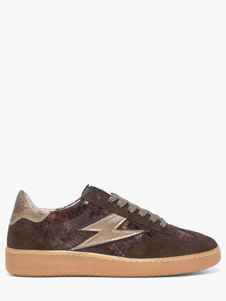 Sneakers En Cuir Semerdjian Vert accessoires LEEE445