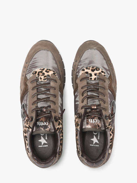 Sneakers Plateforme Cetti Marron accessoires SRA vue secondaire 3