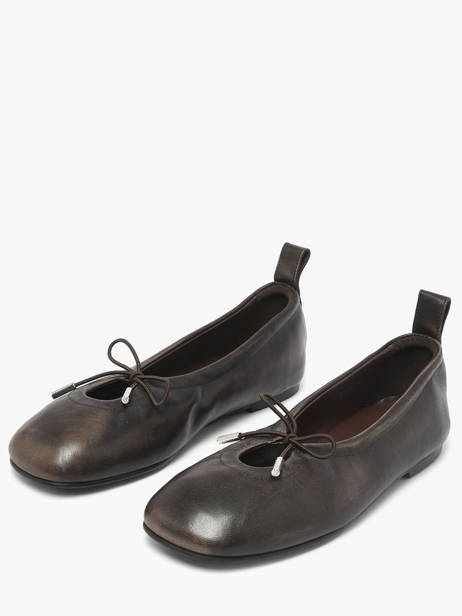 Ballerines Rosalind En Cuir Alohas Marron accessoires 10131801 vue secondaire 1