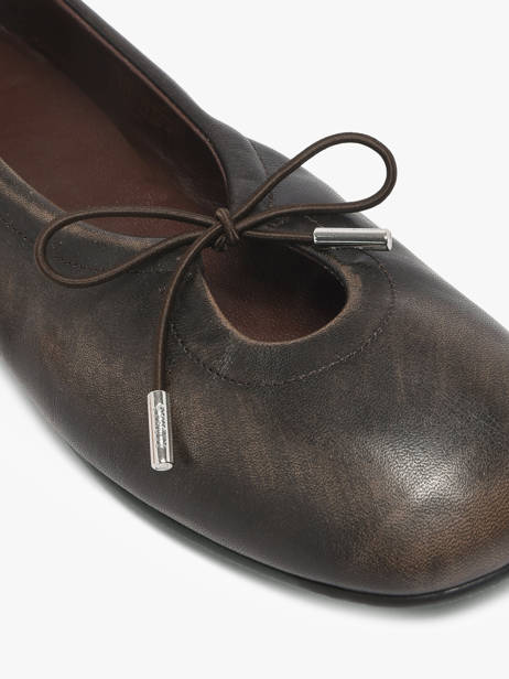 Ballerines Rosalind En Cuir Alohas Marron accessoires 10131801 vue secondaire 2