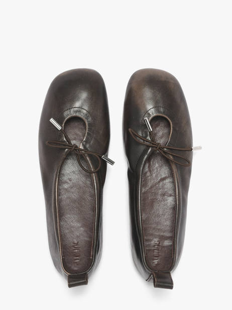 Ballerines Rosalind En Cuir Alohas Marron accessoires 10131801 vue secondaire 3