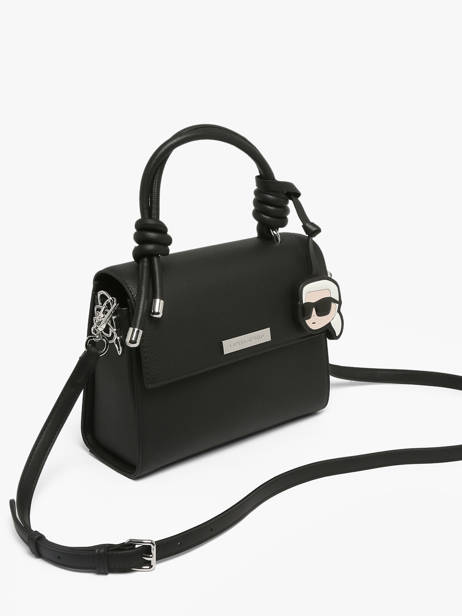 Sac Bandoulière K Ikon Cuir Karl lagerfeld Noir k ikon B3W30125 vue secondaire 2