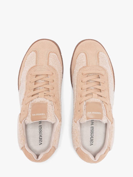 Sneakers Vanessa wu Beige accessoires BK2950BG vue secondaire 3