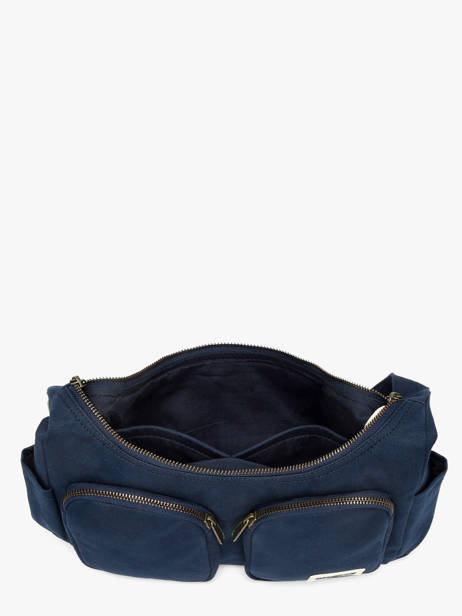 Sac Bandoulière Best Seller Coton Hindbag Bleu best seller EMILE vue secondaire 2