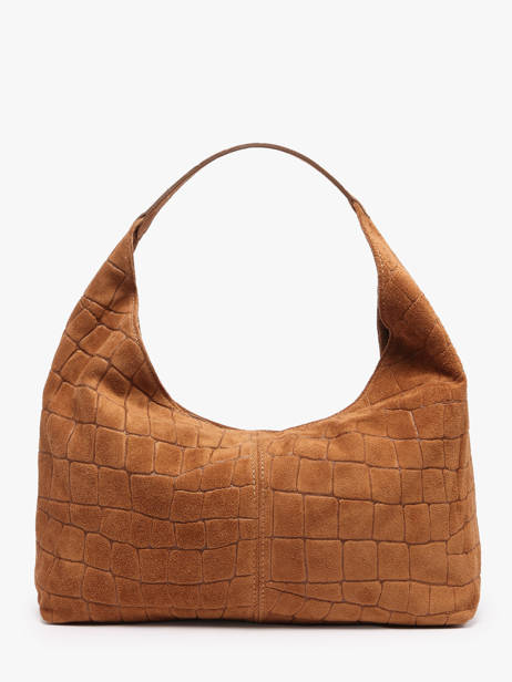 Sac Porté épaule Velvet Croco Milano Marron velvet croco CV26061