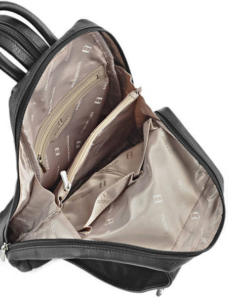 Sac à Dos Cuir Hexagona Noir confort 464783 vue secondaire 5