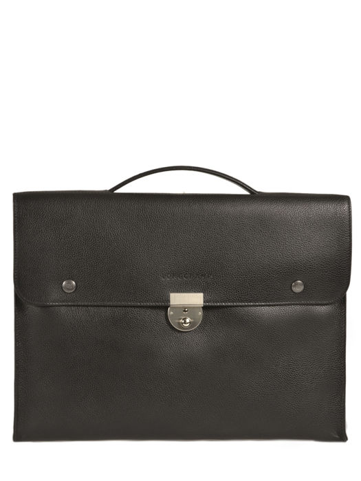 Longchamp Le foulonné Briefcase Black