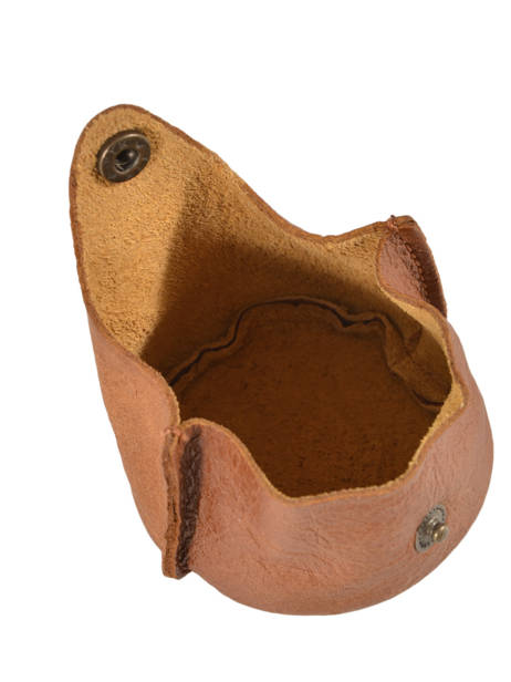 Porte-monnaie L'escarcelle Vintage Cuir Paul marius Marron vintage ESCARCEL vue secondaire 3