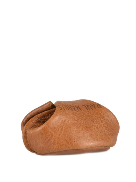 Porte-monnaie L'escarcelle Vintage Cuir Paul marius Marron vintage ESCARCEL vue secondaire 2