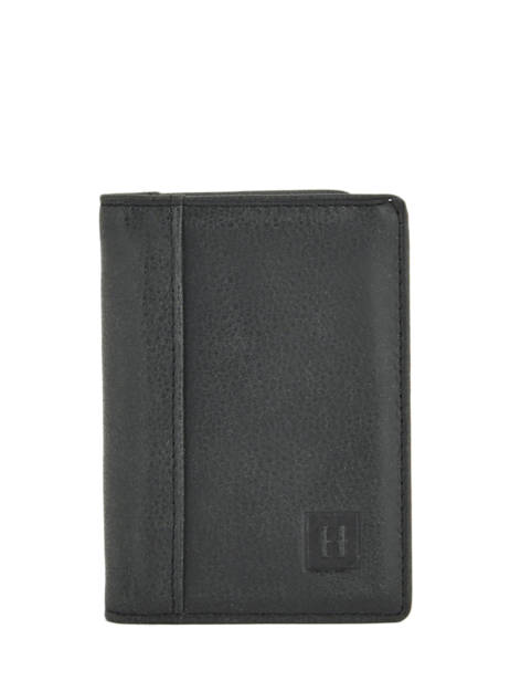 Card Holder Leather Hexagona Black instinct 667290