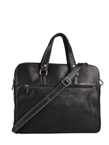 Briefcase Arthur 3 Compartments Arthur & aston Black johany 6 other view 3