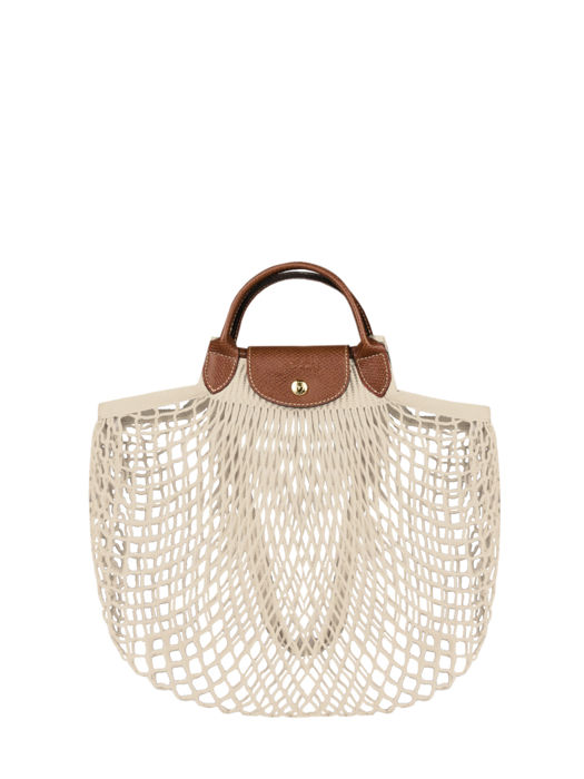 Longchamp Le pliage filet Hobo bag Beige