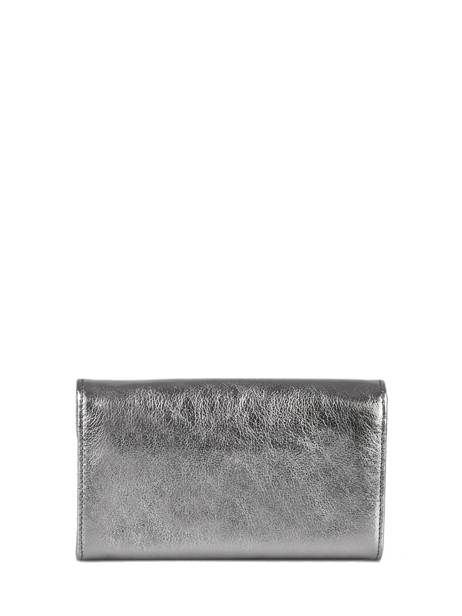 Leather Etincelle Irisée Wallet Etrier Silver etincelle irisee EETI701 other view 2