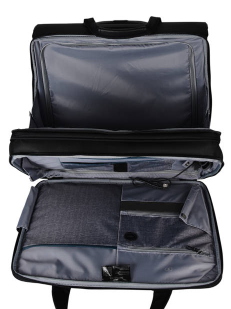 2-compartment Pilot Case On Wheels With 17