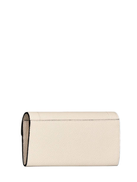 Slim Leather Wallet Ninon Lancel Beige ninon A09986 other view 2