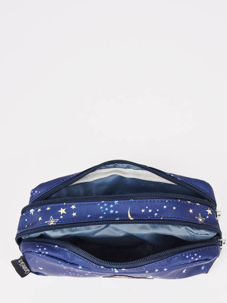 Trousse 2 Compartiments Caramel et cie Bleu boheme FI vue secondaire 1