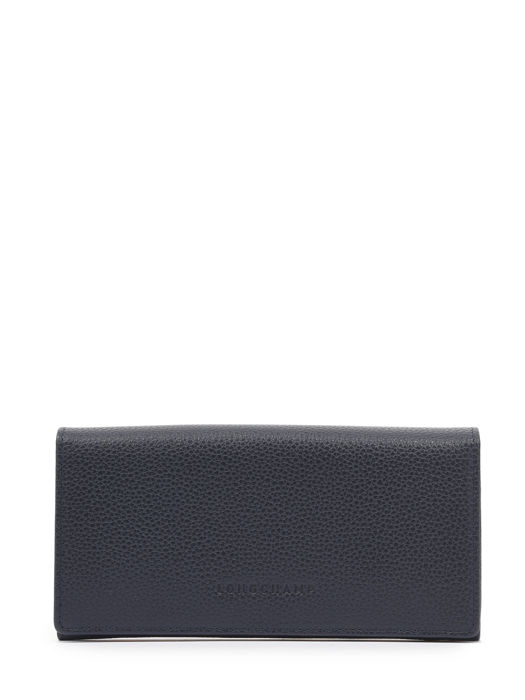 Longchamp Le foulonné Wallet Blue