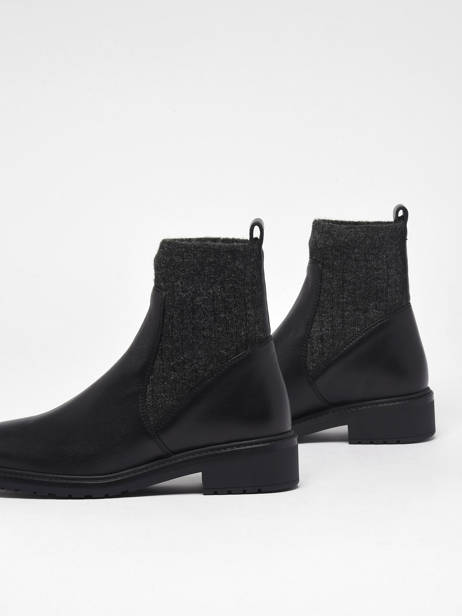 Bottines Ellen En Cuir Unisa Noir women ELLEN vue secondaire 1