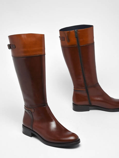 Boots Tierra In Leather Dorking Brown theme D7687 other view 4