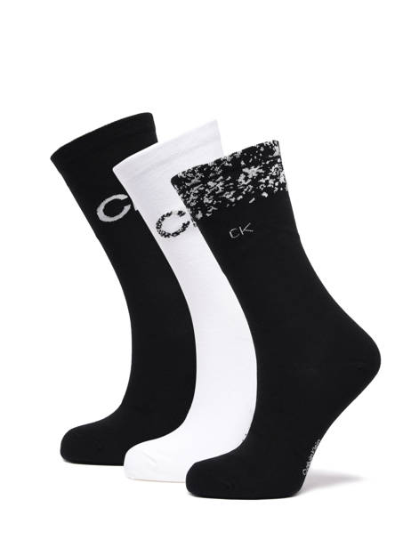 Set Of 3 Pairs Of Socks Calvin klein jeans Black socks women 71219849