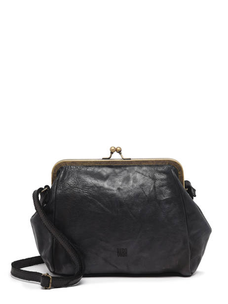 Sac Bandoulière Heritage Cuir Biba Noir heritage BT22