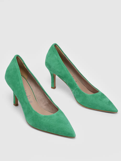 Stiletto Heel  Pumps In Leather Tamaris Green women 20 other view 3