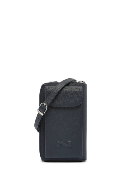 Etui Téléphone Pocket Cuir Nathan baume Bleu n city 3