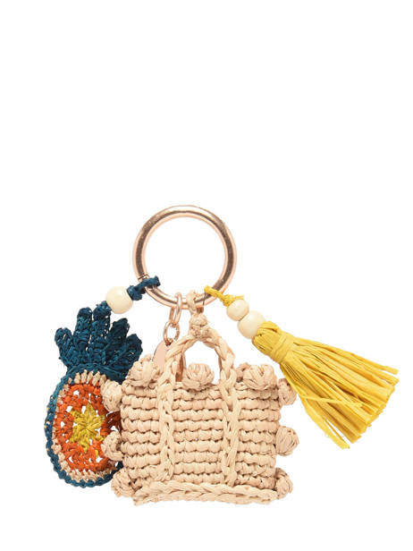 Raffia Ananas Keychain Vanessa bruno Multicolor charms 96V42938