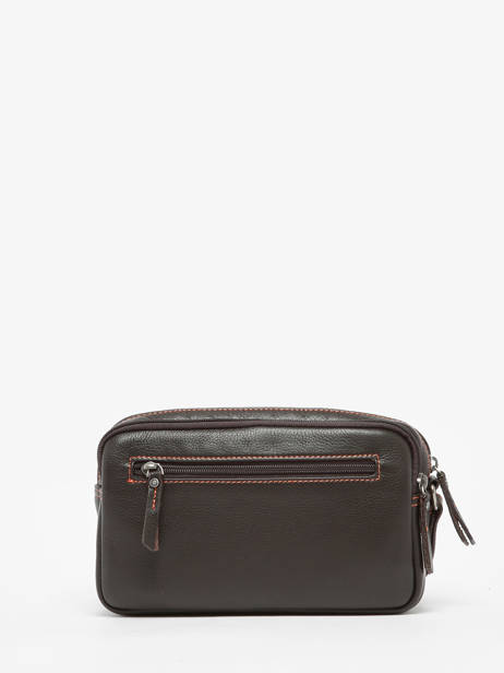 Leather Foulonné Men's Pocket Etrier Brown foulonne EFOU721S other view 2