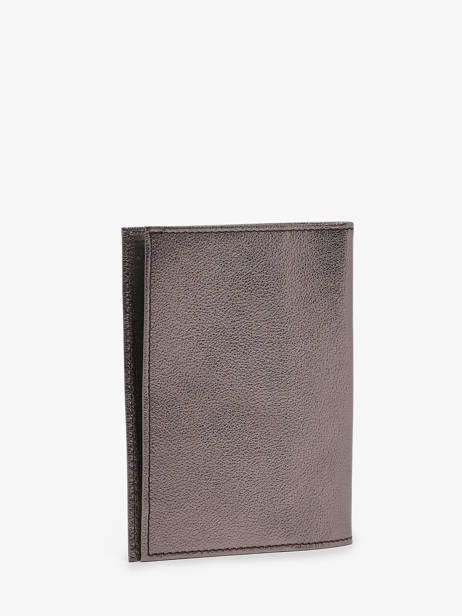 Leather Etincelle Irisée Passport Holder Etrier Pink etincelle irisee EETI025 other view 2